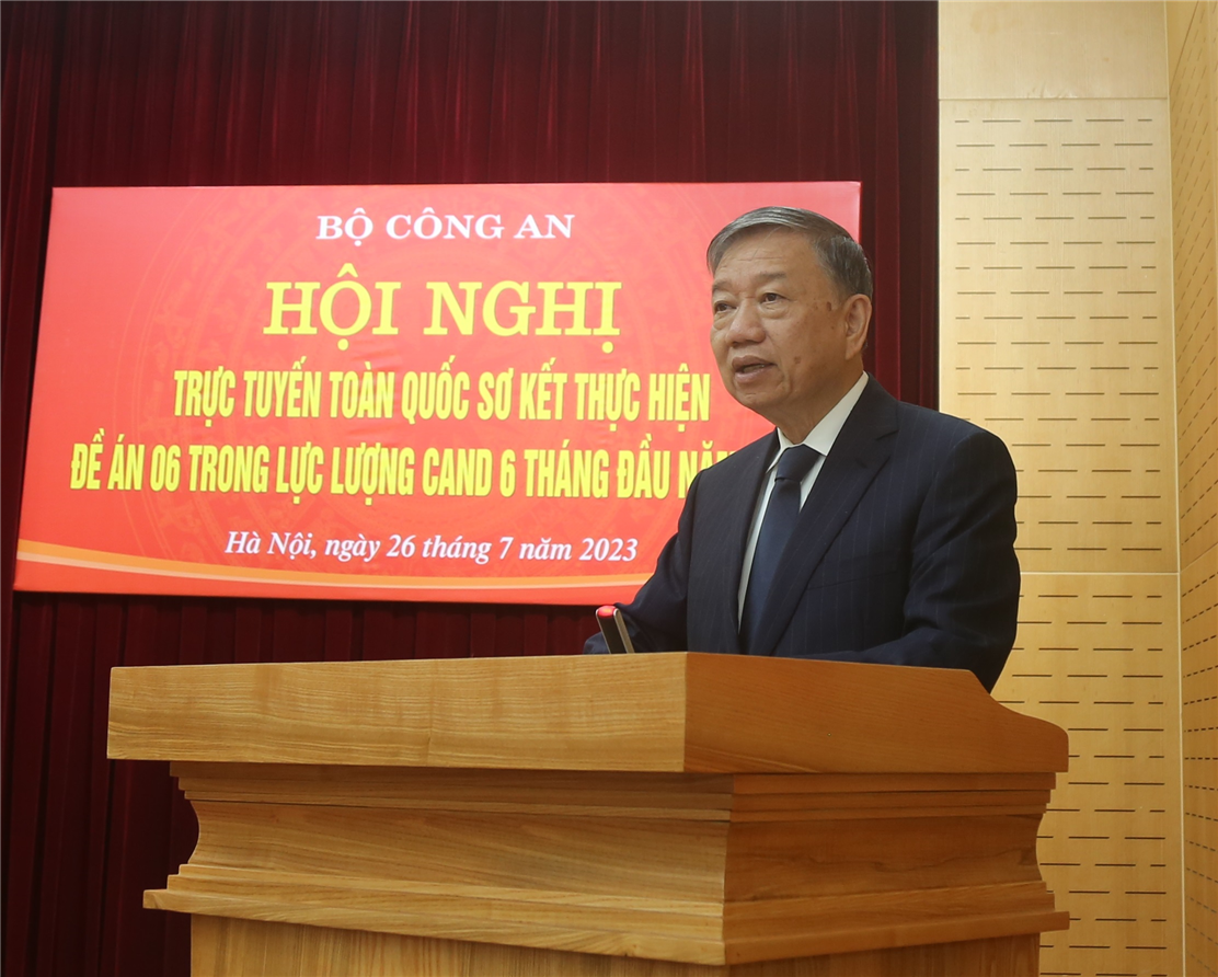 Bộ Công an tiếp tục nỗ lực thực hiện Đề án 06 trong Công an nhân dân